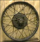 Austin Seven road wheel